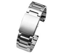 Générique Bracelet de montre en acier inoxydable compatible avec les bracelets Seven Friday M2/Q201/02/03 for homme, bracelet massif noir 28 mm(3beads-steel)
