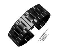 Générique Bracelet de montre en acier inoxydable massif compatible avec les grands cadrans for hommes DZ7395 DZ7370 DZ4323 DZ4283, bracelet de 22/24/26 mm(Style D-black,22mm)