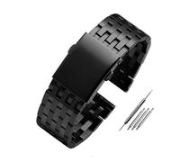 Générique Bracelet de montre en acier inoxydable massif compatible avec les grands cadrans for hommes DZ7395 DZ7370 DZ4323 DZ4283, bracelet de 22/24/26 mm(Style C-black,30mm)