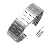 Générique Bracelet de montre en acier inoxydable massif compatible avec les grands cadrans for hommes DZ7395 DZ7370 DZ4323 DZ4283, bracelet de 22/24/26 mm(Style A-silver,22mm)