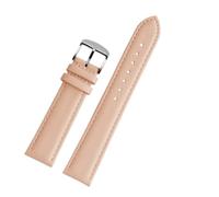 Générique Bracelet de montre en cuir de vache blanc rose bleu noir compatible avec VERSACE VBQ050017 VBP040017 bracelet de montre 14 mm 16 mm 18 mm 20 mm avec ceinture de montre for femme