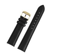 Générique Bracelet de montre en cuir de vache blanc rose bleu noir compatible avec VERSACE VBQ050017 VBP040017 bracelet de montre 14 mm 16 mm 18 mm 20 mm avec ceinture de montre for femme