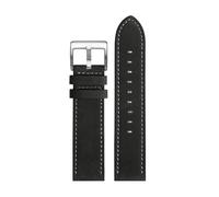 Générique bracelet de montre en cuir de vache vintage | Compatible avec Timex T49963 T49905 T49953 Jeep Noir Marron Homme