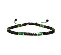 Générique Bracelet de motivation en code Morse, réglable en pierres précieuses naturelles, cadeaux uniques pour homme et femme (7#)
