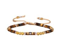 Générique Bracelet de motivation en code Morse, réglable en pierres précieuses naturelles, cadeaux uniques pour homme et femme (19#)