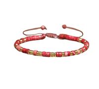 Générique Bracelet de motivation en code Morse, réglable en pierres précieuses naturelles, cadeaux uniques pour homme et femme (9#)
