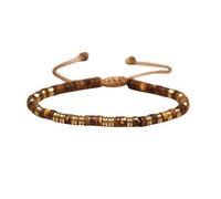 Générique Bracelet de motivation en code Morse, réglable en pierres précieuses naturelles, cadeaux uniques pour homme et femme (14#)