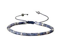 Générique Bracelet de motivation en code Morse, réglable en pierres précieuses naturelles, cadeaux uniques pour homme et femme (14#)