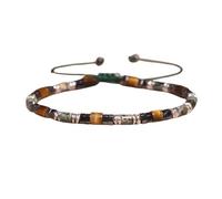 Générique Bracelet de motivation en code Morse, réglable en pierres précieuses naturelles, cadeaux uniques pour homme et femme (11#)