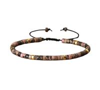 Générique Bracelet de motivation en code Morse, réglable en pierres précieuses naturelles, cadeaux uniques pour homme et femme (9#)