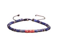 Générique Bracelet de motivation en code Morse, réglable en pierres précieuses naturelles, cadeaux uniques pour homme et femme (23#)