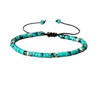 Générique Bracelet de motivation en code Morse, réglable en pierres précieuses naturelles, cadeaux uniques pour homme et femme (12#)