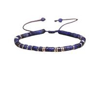 Générique Bracelet de motivation en code Morse, réglable en pierres précieuses naturelles, cadeaux uniques pour homme et femme (10#)
