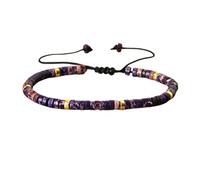 Générique Bracelet de motivation en code Morse, réglable en pierres précieuses naturelles, cadeaux uniques pour homme et femme (22#)