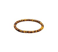 Générique Bracelet de perles boulier en Jade blanc, ficelle 4x2mm for bijoux(17cm-6.69inch,D)