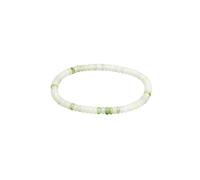 Générique Bracelet de perles boulier en Jade blanc, ficelle 4x2mm for bijoux(17cm-6.69inch,K)