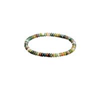 Générique Bracelet de perles boulier en Jade blanc, ficelle 4x2mm for bijoux(19cm(7.48inch),RandL)