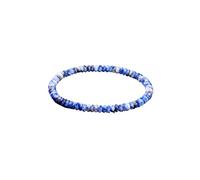 Générique Bracelet de perles boulier en Jade blanc, ficelle 4x2mm for bijoux(21cm(8.27inch),B)
