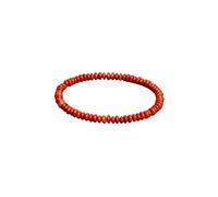 Générique Bracelet de perles boulier en Jade blanc, ficelle 4x2mm for bijoux(21cm(8.27inch),C)