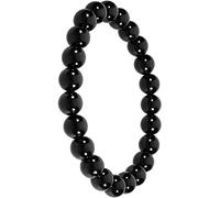 générique Bracelet de Perles d'obsidienne d'été Bijoux de personnalité élastique pour Hommes Bijoux de Perles rondesPratique et Intelligent