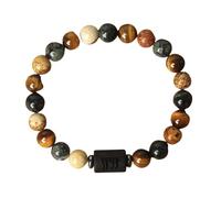 Générique Bracelet De Perles Du Zodiaque Pour Femmes Et Hommes, 12 Constellations, Bracelet En Pierres Précieuses Naturelles De 8 Mm, Bijoux En Perles De Cristal, Bijoux Spirituels, Cadeau D'Anni