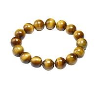 Générique Bracelet de perles yeux AAA for hommes, en pierre naturelle, bijoux pierres précieuses for Couple et femme