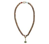 Générique Bracelet de Santal pour Femmes Bracelet de Perles avec Décorations Jade Accessoire Unique pour Prière et Expression Foi
