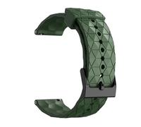 Générique Bracelet de sport en Silicone 20 22mm, Compatible avec Vantage V3 M/M2/Grit X Pro Titan, IGNITE 3 2 Pacer, Bracelet de montre souple(Army green,20mm)