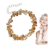 Générique Bracelet Délicat Pour Femme - Bracelet à Paillettes Tendance pour Fille - Bangle Chaine avec Charmes, Bijou de Poignet Élégant pour Femme