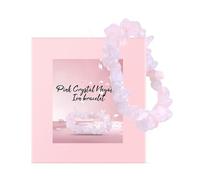 Générique Bracelet En - Bijoux En Perles Avec Charme | Bracelet Élastique En Rose | Pour Mariées Demoiselles d Honneur Femmes Et Filles Pour Les Fêtes Et Les