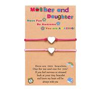 Générique Bracelet En Couple Avec Inoxydable Anneaux de vacances pour garçons et filles Bracelet coeur Cadeau Bracelet Bracelet Acier Mm Anneaux (PK3, One Size)