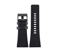Générique Bracelet en cuir de vache souple, 24mm 26mm 28mm 30mm 32mm, for montre Diesel Dz4323 Dz4318 Dz4329/série Friday, bracelet en cuir de vache de grande taille
