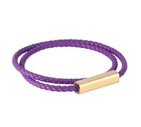 Générique Bracelet En Cuir Pour Homme, Bracelet En Cuir Tressé De 4 Mm Pour Femme, Double Couche Enroulé, Bijoux De Couple Avec Pochette, Cadeaux De Festival Pour Mari Ou Petit Ami, Viol