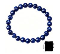 Générique Bracelet en Oeil de Tigre Naturel 8mm, Pierre de Protection et Chance, Pour Équilibre des Chakras, Bijou Élastique Yoga et Méditation, Cadeau Spiritualité