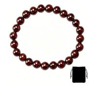 Générique Bracelet en Oeil de Tigre Naturel 8mm, Pierre de Protection et Chance, Pour Équilibre des Chakras, Bijou Élastique Yoga et Méditation, Cadeau Spiritualité