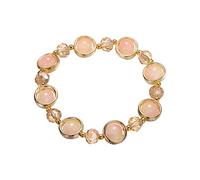 Générique Bracelet en verre de dégradé Chaîne de bracelet en glaçure colorée pour le cadeau des camarades de classe et des amis de la fille Mm Rose Valentin Bijoux (E, A)