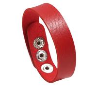 Générique Bracelet Homme Cuir, Bracelet En Cuir Réglable Pour Femme, Manchette Tressée Faite À La Main Avec Boutons, Bijoux Pour Couple Avec Pochette, Cadeaux D'Anniversaire Pour Papa, Lui, Mar