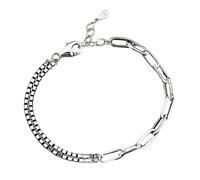 Générique Bracelet Hommes Bracelet Bracelet Mm Classique Bracelet Charm Chain Bracelet Bangle Fashion Jewelry En Avec Naturelle Plaqué Mm Anneaux (A, One Size)