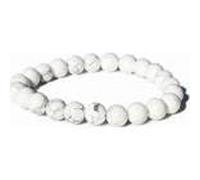 Générique Bracelet HOWLITE Pierre Naturelle 6mm Talle Large Lithothérapie Sérénité & Apaisement