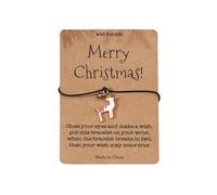 Générique Bracelet Largeur 2 Quartz Anneaux Cute Santa Soft Ceramic Bead Bracelet Jonc Bracelet Bracelet Avec Plusieurs Anneaux (E, One Size)