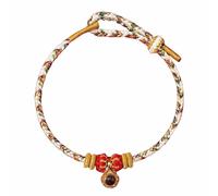 Générique Bracelet Largeur Cadeau En Femmes Bijoux Ankle Rope With Eight Buddha Charms Birth Year Jewelry 4 Empilable Bracelet Jonc Bracelet Classique Bracelet (H, One Size)