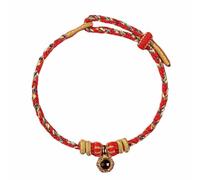 Générique Bracelet Largeur Cadeau En Femmes Bijoux Ankle Rope With Eight Buddha Charms Birth Year Jewelry 4 Empilable Bracelet Jonc Bracelet Classique Bracelet (E, One Size)