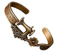 Générique Bracelet machine à Bijou Vintage Floral Ajustable