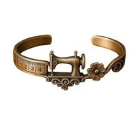 Générique Bracelet Machine à Coudre - Bandeau de ajustable floral vintage pour quilteuses | Bracelet de pour couturières | Pour anniversaires, fêtes, Noël, plein air, plage, voyages,