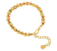 Générique Bracelet Mahjong Traditionnel Ajustable Perles pour Femmes Accessoire Élégant et Polyvalent Symbole de Chance pour Affaires et Occasions Décontractées Cadeau Significatif