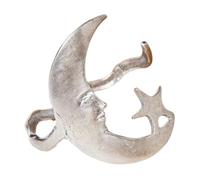 Générique Bracelet Manchette | Bijou Lune Étoiles | Bijou Céleste Ajustable pour Toutes Occasions Décontractées ou Formelles Idée Cadeau