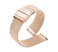 Générique Bracelet milanais en acier inoxydable, 10/12/14/16/17/18/19/20/21/22/24 mm, séries 6, 5, 4, 3, SE(Rose gold,24mm)