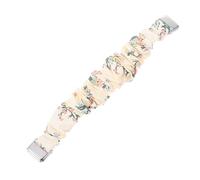 Générique Bracelet Montre Tissu Scrunchy Imprimé Compatible avec Montre Intelligente Luxe Bande Extensible Unisexe Design Chic et Confortable Cadeau pour Femmes