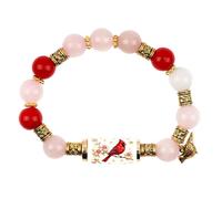 Générique Bracelet Oiseau - Bijoux Motivationnels,Bracelet À Breloques Inspirantes En Perles - Pour Les Trajets s, La Plage, Les Voyages, Le, Les Anniversaires, Les Fêtes, Filles Et Mères