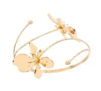 Générique Bracelet Ouvrant Floral Ajustable pour Accessoire pour Occasions Spéciales